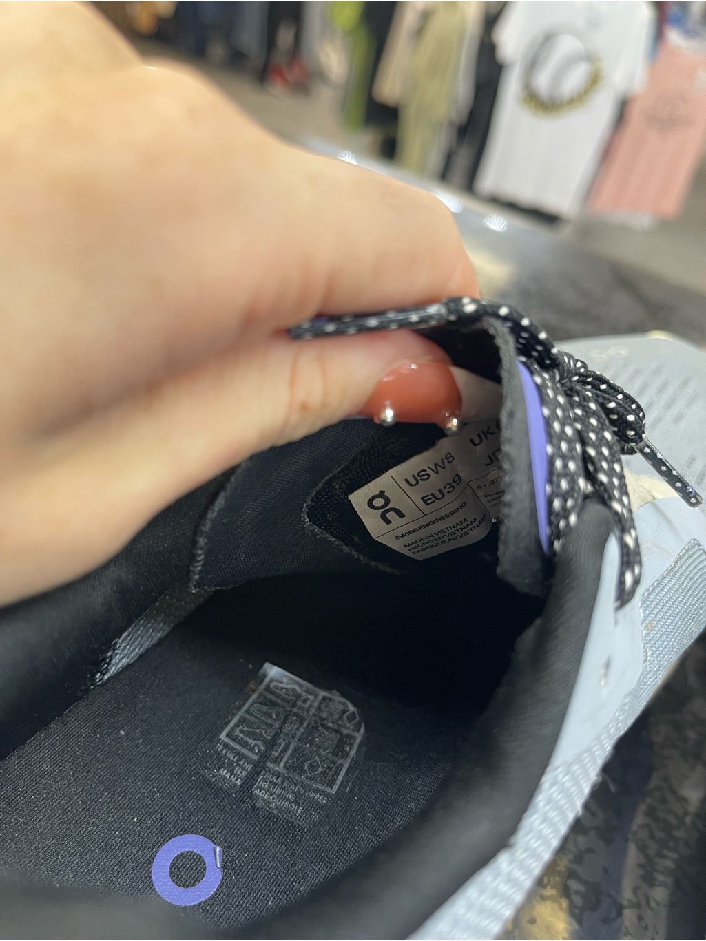 On Running Women Gray And Purple Cloudsurfer Sneakers — image 8 of 8